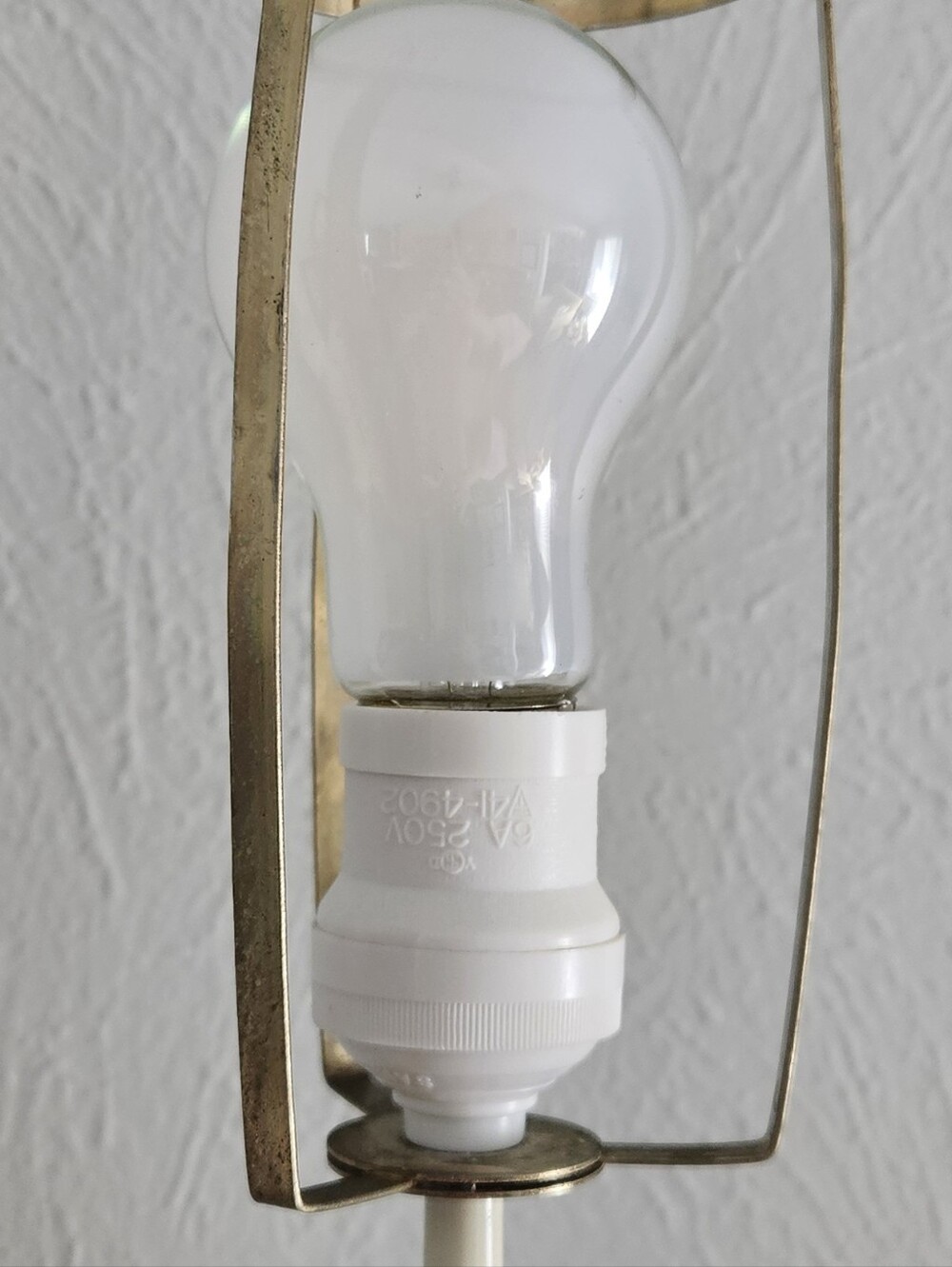 Vintage 50s Ardalt Lenwile Verithin Porcelain Bisque Hand Painted Boudoir Lamp - Picture 8 of 14